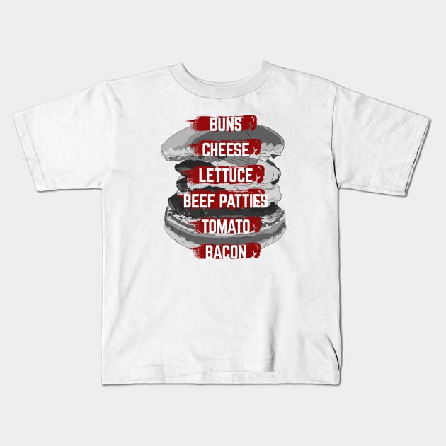 Best Burger  - deconstructed Kids T-Shirt by PincGeneral